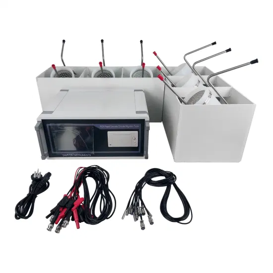 6 Channels Concrete Chloride Ion Migration Tester